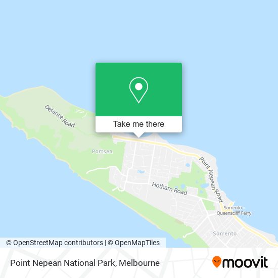 Point Nepean National Park map