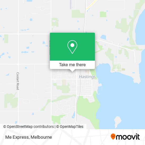 Me Express map