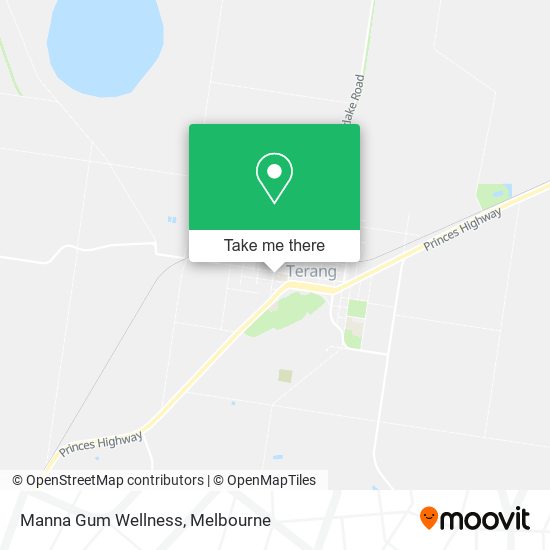 Manna Gum Wellness map