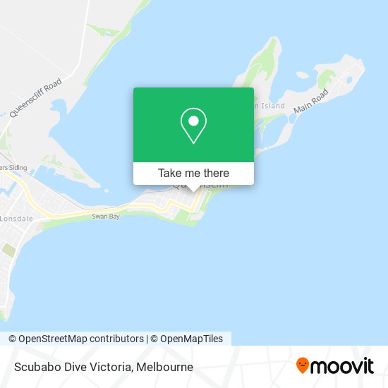 Scubabo Dive Victoria map
