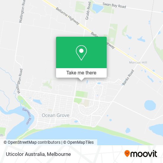 Uticolor Australia map