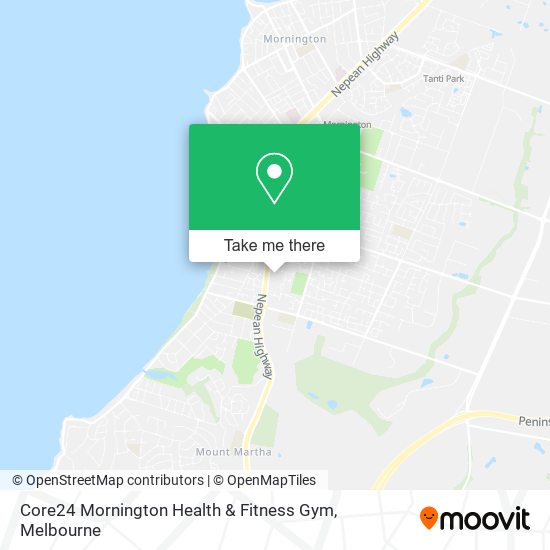 Core24 Mornington Health & Fitness Gym map