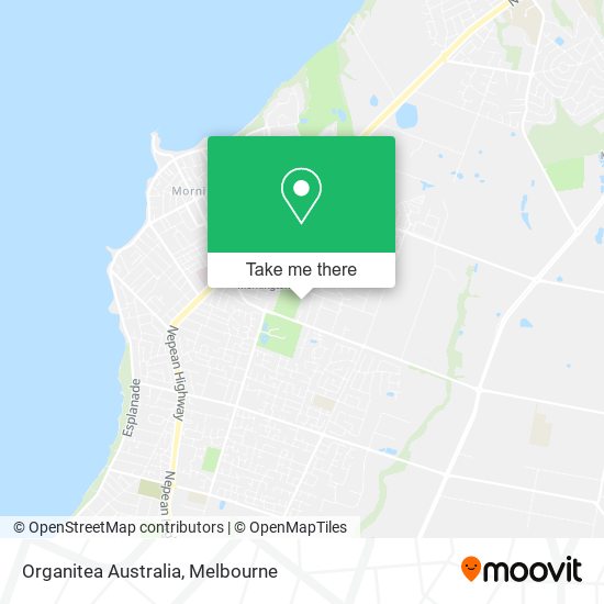 Organitea Australia map