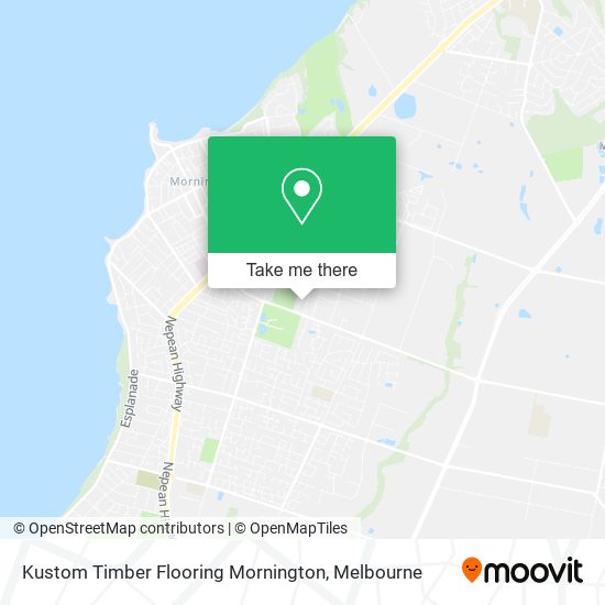Kustom Timber Flooring Mornington map
