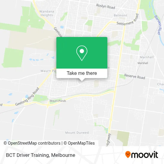 Mapa BCT Driver Training