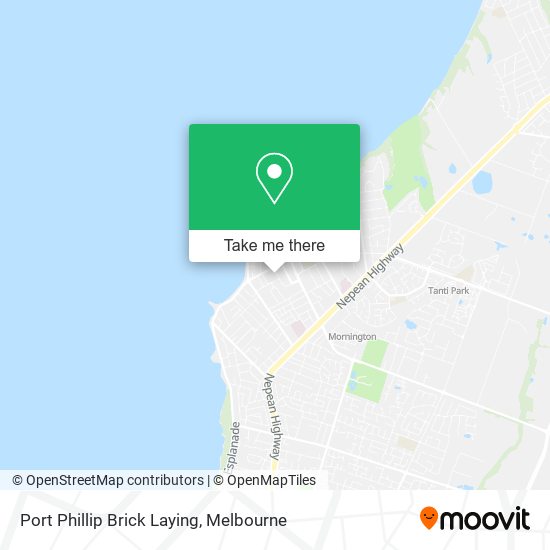 Port Phillip Brick Laying map