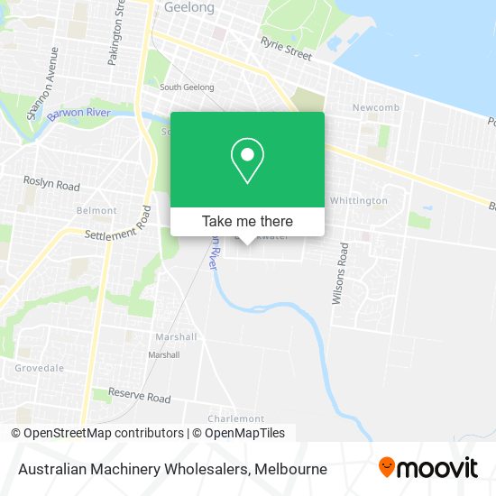 Mapa Australian Machinery Wholesalers