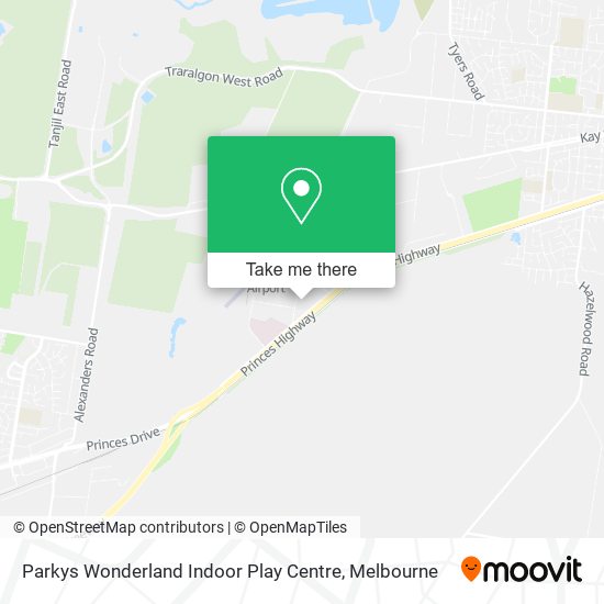Mapa Parkys Wonderland Indoor Play Centre