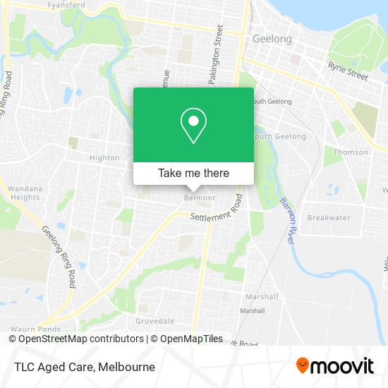 TLC Aged Care map