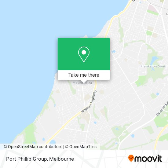 Port Phillip Group map