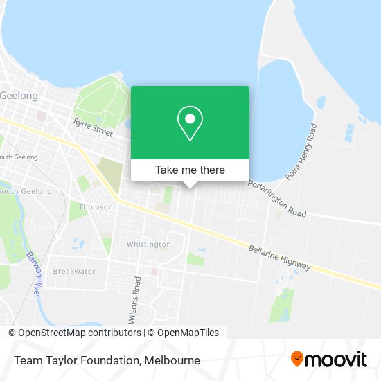 Team Taylor Foundation map