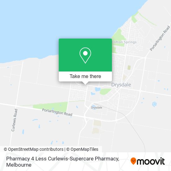 Pharmacy 4 Less Curlewis-Supercare Pharmacy map