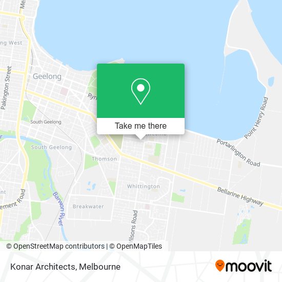 Konar Architects map