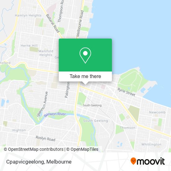 Cpapvicgeelong map