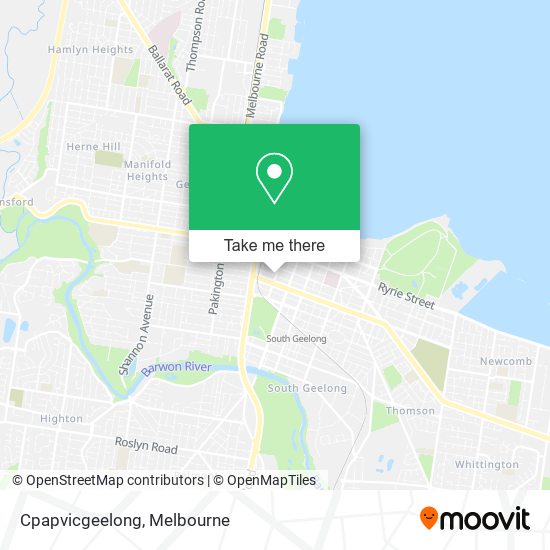 Mapa Cpapvicgeelong