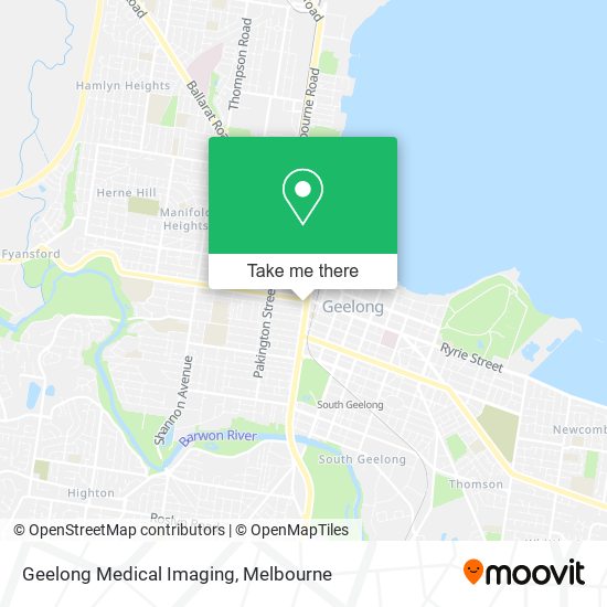 Mapa Geelong Medical Imaging