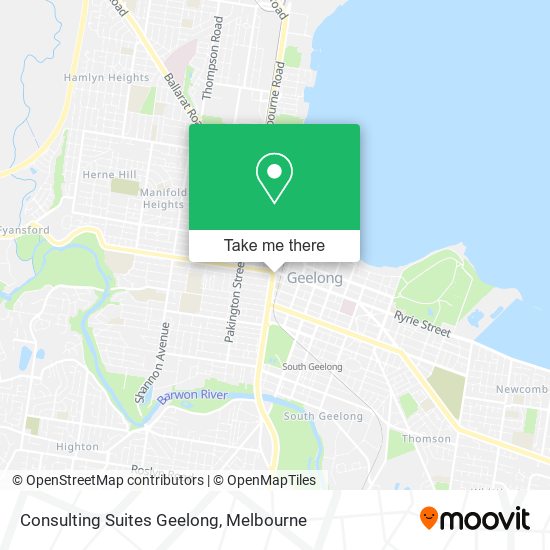 Consulting Suites Geelong map