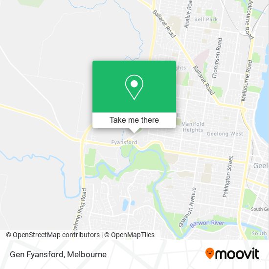 Gen Fyansford map