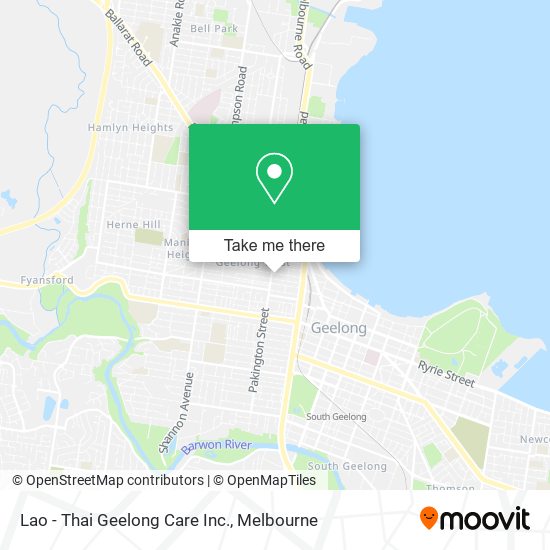 Lao - Thai Geelong Care Inc. map