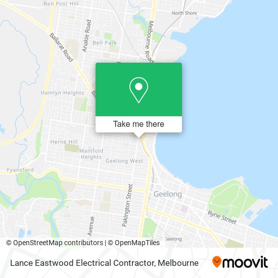 Lance Eastwood Electrical Contractor map