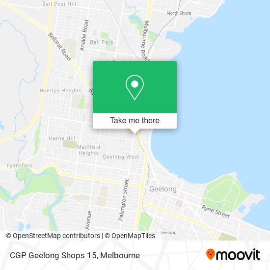 CGP Geelong Shops 15 map