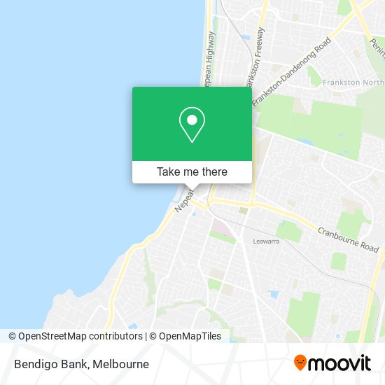 Mapa Bendigo Bank