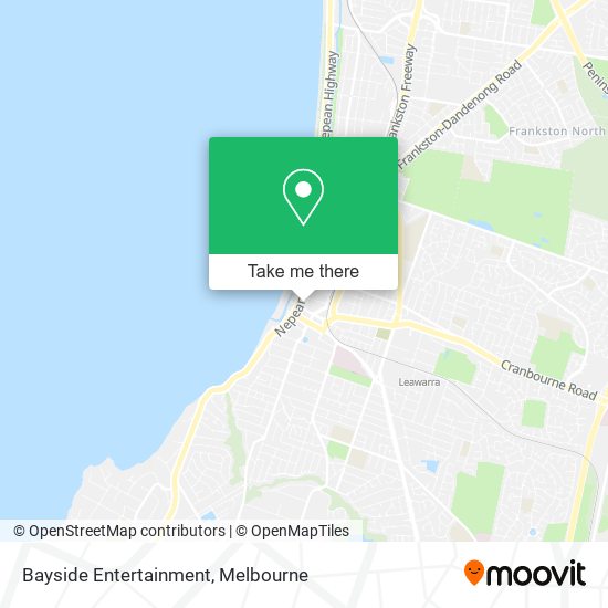 Bayside Entertainment map