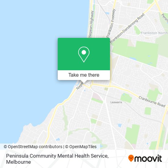 Mapa Peninsula Community Mental Health Service