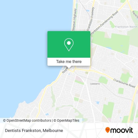 Dentists Frankston map