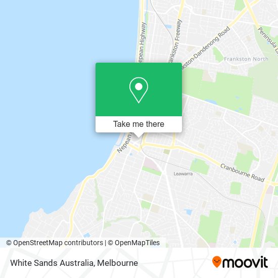 White Sands Australia map