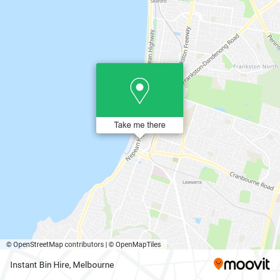 Instant Bin Hire map