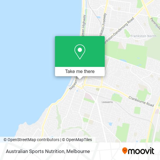 Australian Sports Nutrition map