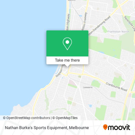 Mapa Nathan Burke's Sports Equipment