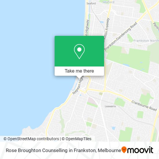 Rose Broughton Counselling in Frankston map