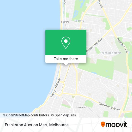 Frankston Auction Mart map