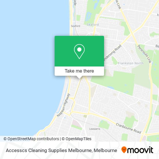 Accesscs Cleaning Supplies Melbourne map