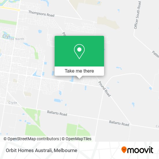 Orbit Homes Australi map