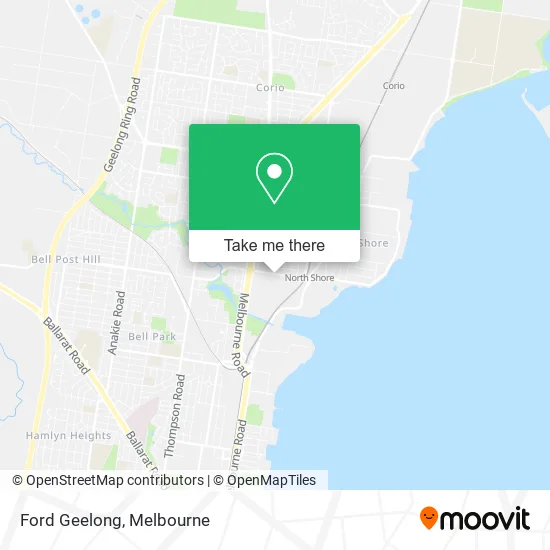 Ford Geelong map