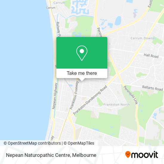 Mapa Nepean Naturopathic Centre