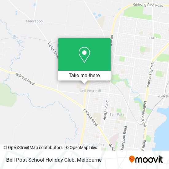 Mapa Bell Post School Holiday Club