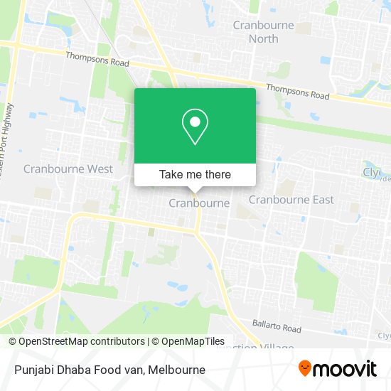 Punjabi Dhaba Food van map