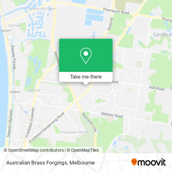Mapa Australian Brass Forgings