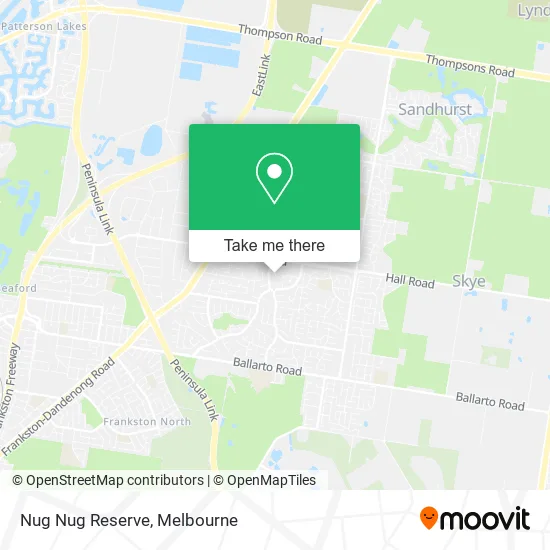 Nug Nug Reserve map