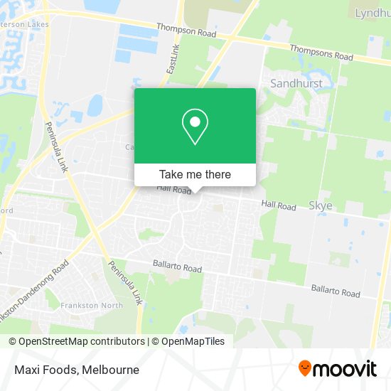 Maxi Foods map