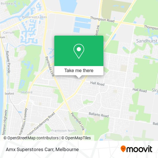 Amx Superstores Carr map