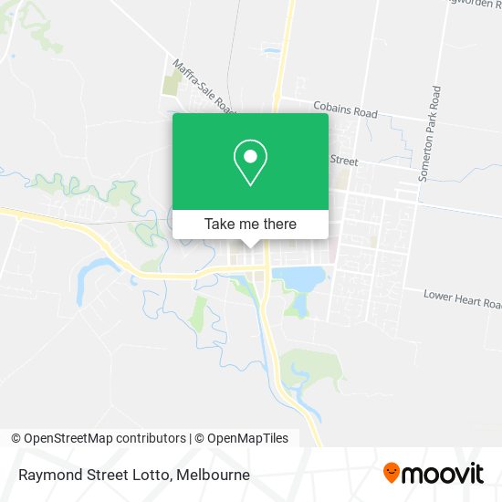 Mapa Raymond Street Lotto