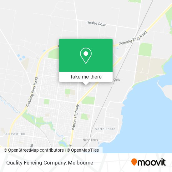 Quality Fencing Company map