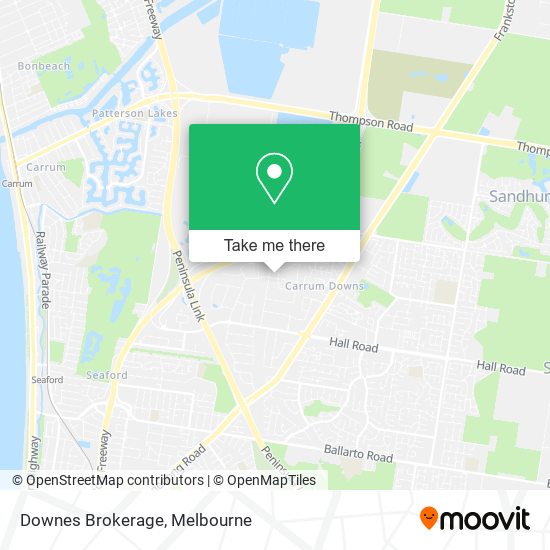Downes Brokerage map
