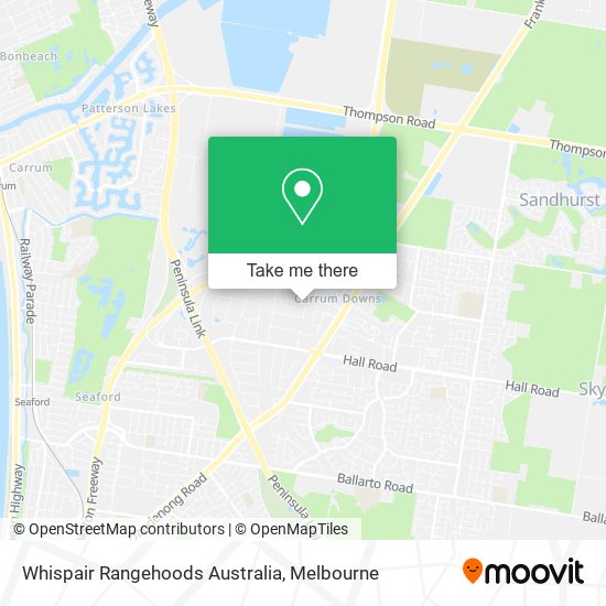 Mapa Whispair Rangehoods Australia