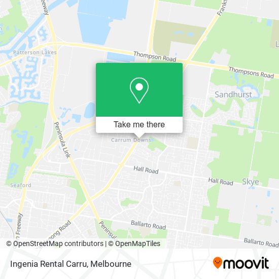 Ingenia Rental Carru map